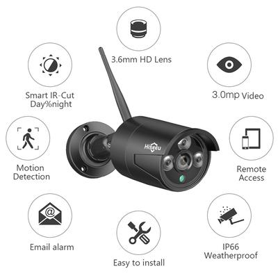 3.0MP IP Camera Security Camera Surveillance System Intelligent Motion Detection and Alerts