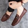 ModeEchtes Leder Slipper Herren Loafer Freizeitschuhe Herren Designer Lofer Mann Mokassins Heißer Verkauf Loafer Trend 2024 Loffers Niedrige Lofars