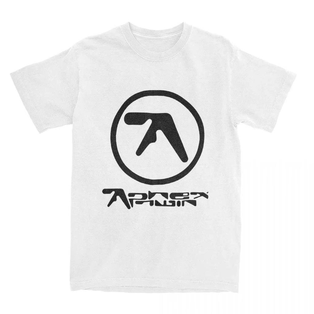Women's Aphex Twin Music T Shirt Clothing Vintage Short Sleeve Round Collar Tee Shirt Party T-Shirt Oversize Clothing Top