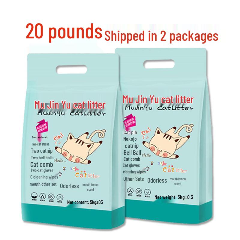Deodorizing Bentonite Cat Litter - Available In 50 Lbs, 20 Lbs, 10 Lbs, 1 Lb Bags with Large Granules