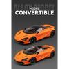 1/18 McLaren 720S Alloy Track Racing Car Model Diecasts Metal Sports Car Vehicles Model Simulation Sound Light Collection Kids Toys Gift