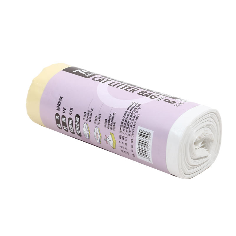 Disposable Cat Litter Bags Disposable Pet Waste Bag With Drawstring Quick Clean Portable Cat Litter Box Liners Bags