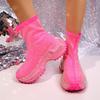 Fashion Autumn Women Flats Luxury Brand Crystal Ankle Boots Platform Casual Sport Shoes Comfortable Running Snow Boots Zapatos De Mujer