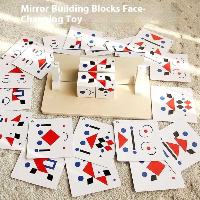 

1 Набор Приходские Учебные Ресурсы Игрушки Детские 3D Зеркальное Изображение Пазл Пространственное Логическое Мышление Тренировка Подбор Интеллектуальная Игра Onesize