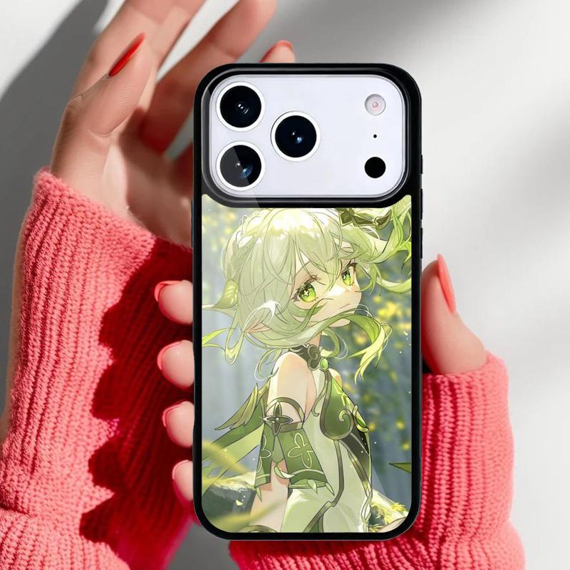 

Nahida Genshin Impact Phone Case for iPhone 17 Air 16e 15 14 13 Pro Max Back Cover for 12 11 Pro Coque iPhone 13 Pro