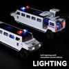 1:32 Extended Hummer Alloy Police Car Model Diecast Metal Toy Cars with Pull Back Sound and Light boys gift collectibles