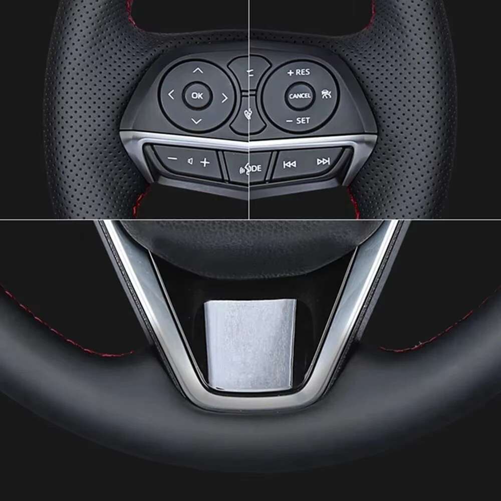 Für BMW F20 F21 F22 F23 F30 F31 F34 Lenkradabdeckung Wrap Autozubehör Auto-Lenkradabdeckung Geflochten Kunstleder
