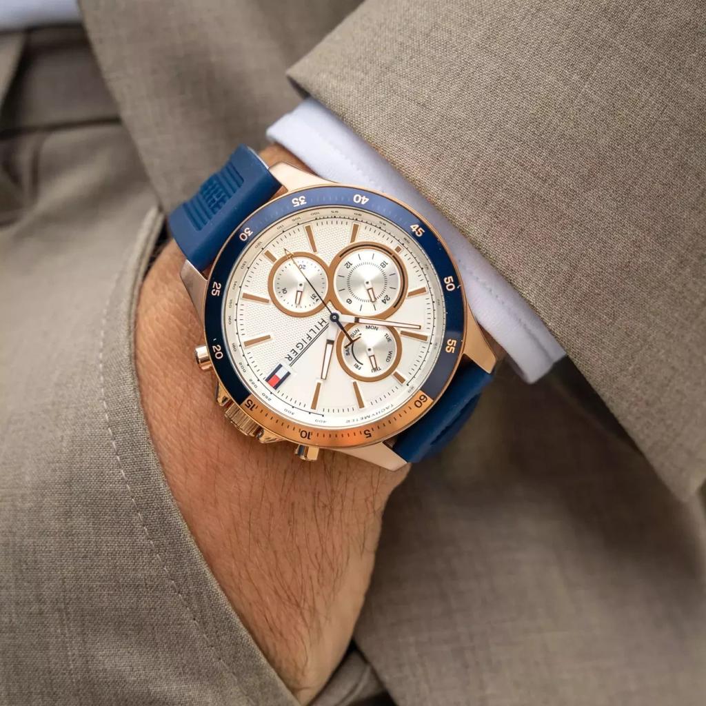 Zegarek Męski Tommy Hilfiger Bank 1791778 (Zf064A) + Box