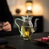 240ml Imitate Song Heat-resistant Glass Teapot High Borosilicate Glass Brewing Flower Tea Pot Chinese Kungfu Tea Set
