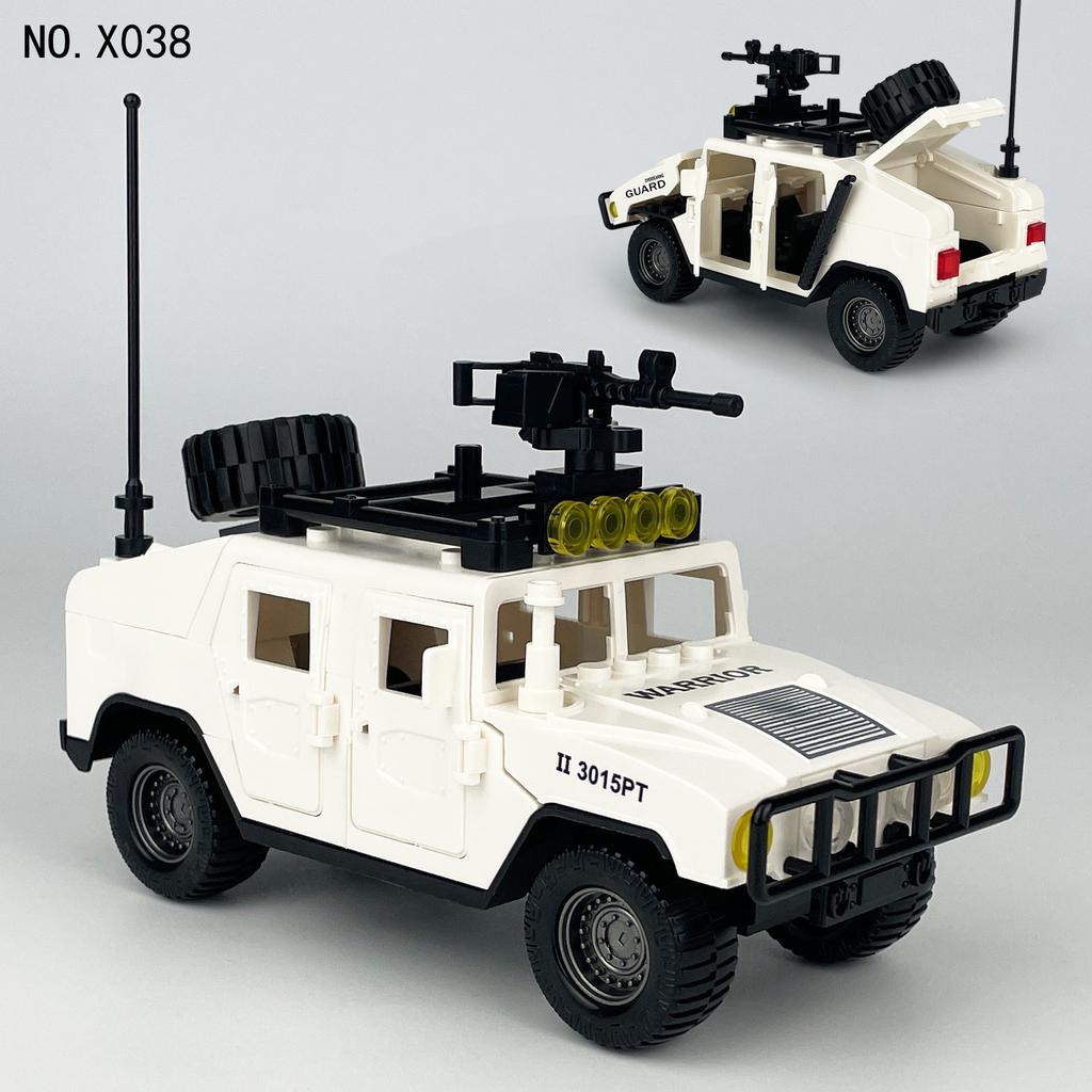 X038 Peacekeeping Pioneer Off-Road Vehicle Boys Assemble Small Particles Building Block Toys Children'S Gifts