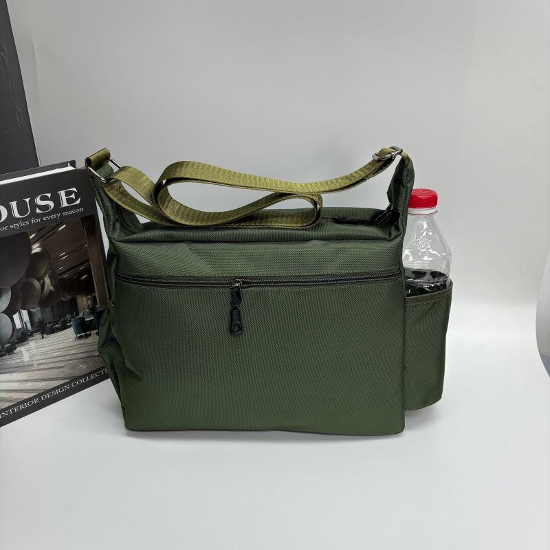 Men's Large Capacity Oxford Cloth Shoulder Bag for Travel and Work
