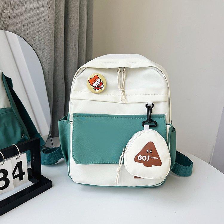 Nowy plecak do przedszkola Ji ma kontrastowe kolory i jest plecakiem podróżnym dla dzieci w wieku 3-6 lat, modny plecak, który może być zastąpiony przez jeden element