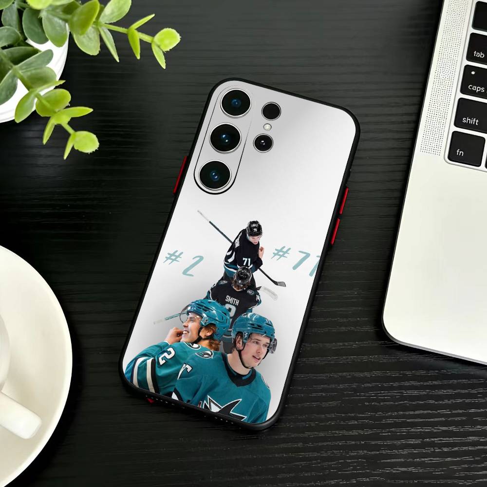 Eishockey Mitch Marner Handyhülle Für Samsung S26,S25,S24,S23,S22,S30,S21,Ultra,Plus,FE 5G Schwarzes Weiches Cover