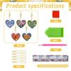 New Diy Acrylic Keychain, Special-Shaped Diamond Diamond Painting, Bag Car Decoration Small Pendant