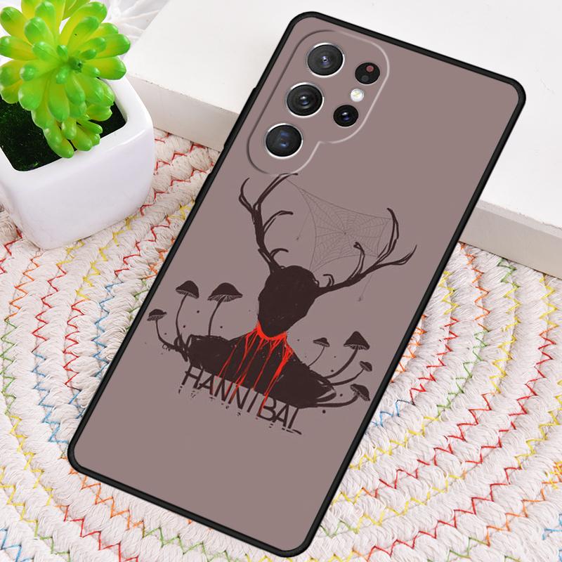 Hannibal TV Series Silicone Phone Case For Samsung Galaxy note 10 pro S26 S25 S24 S23 S22 S21 Plus S25Ultra Capa Cover