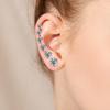Weiße Zirkonia-Ohrringe 3-8 mm, modische Luxus-Ohrringe für Damen, antiallergische Ohrringe, hochwertige, lichtechte, glänzende Ohrringe