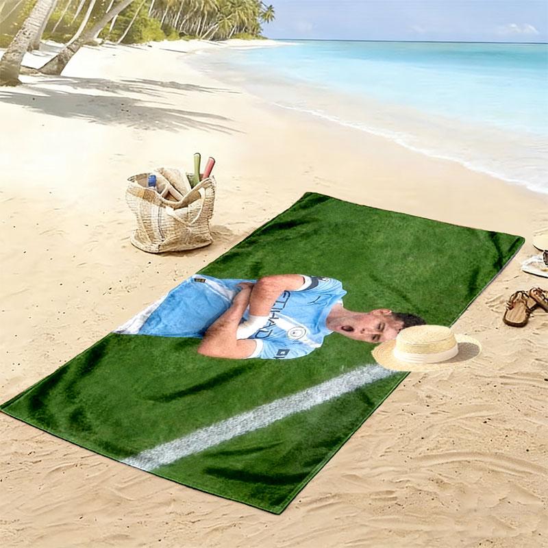 Phil Foden Print Beach Towel, Large Soft Quick Dry Towel for Beach Camping Swimming