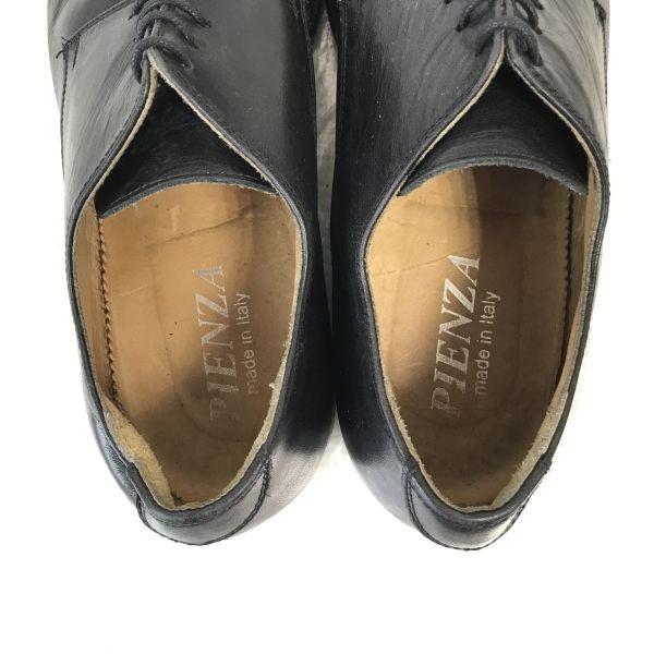 90s? Made In Italy PIENZA Leather Plain Toe McKay Construction 43 / 27.5-28.0cm / Black Dress Shoes