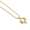Genshin Impact Chain Rhinestone Inlay Cartoon Game Pendant Golden Color Bead Chain Dress-Up Accessories