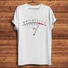 Volumen-Einheit VU-Meter Lustiges Musik-Geek T-Shirt Unisex Herren Weiß Lässig Kurzarm Rundhals T-Shirtunisex TeeAtmungsaktiver Druck