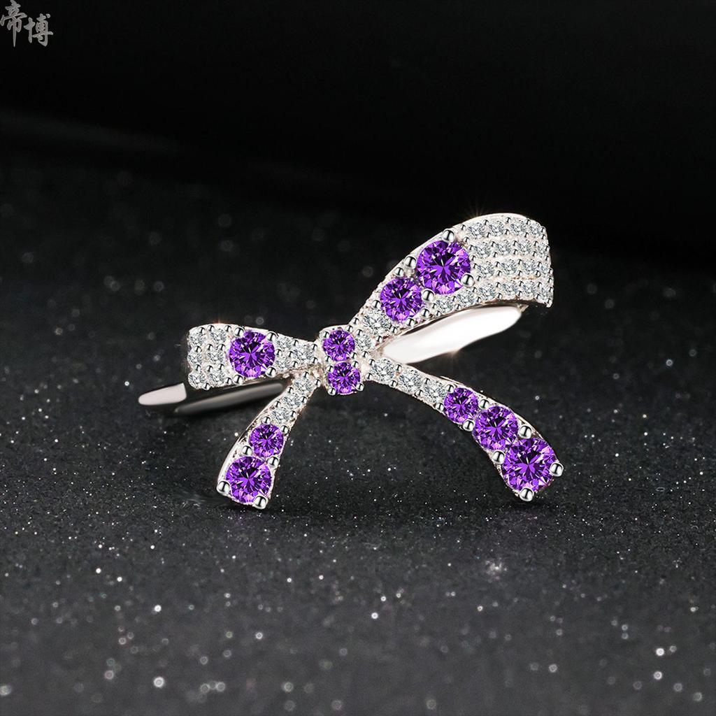 Dibo S925 Sterling Silber Schmetterlingsring - Europäischer & Amerikanischer Mode-Stil für Damen