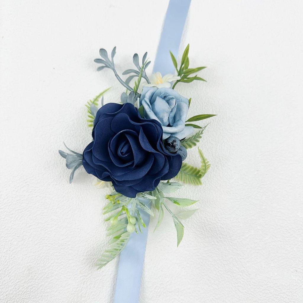 Wedding Corsage with PE Foam Flowers for Groomsmen, Bridesmaids, and Greeters