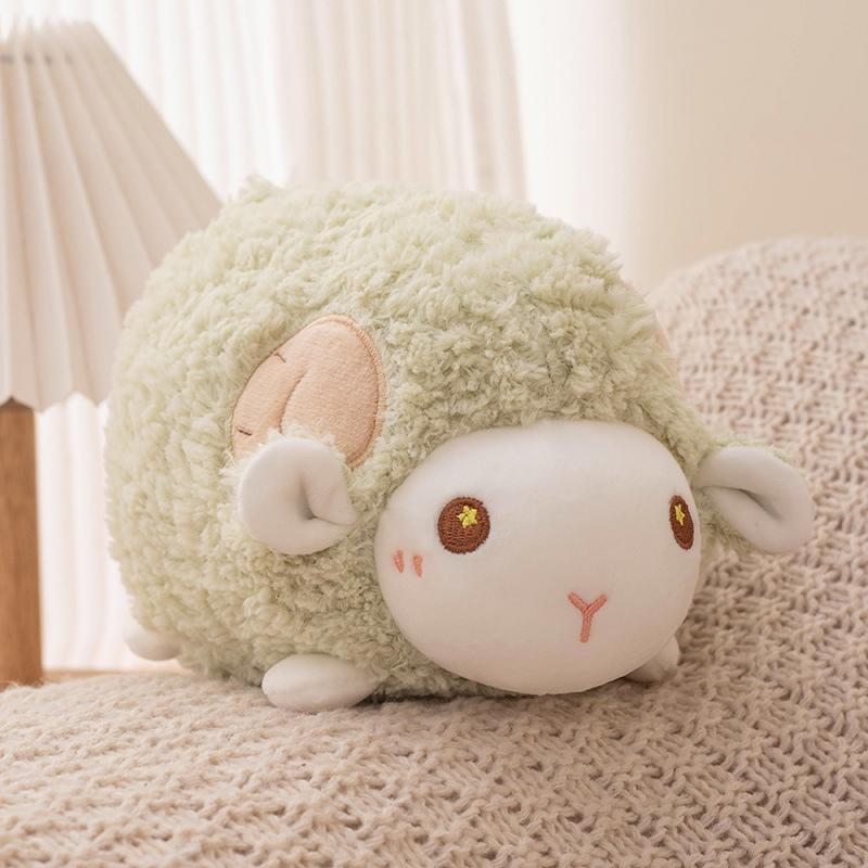 

Милая овечка плюшевая игрушка милая мягкая игрушка для дивана украшение для сна умиротворяющие куклы для отправки девочкам праздничные подарки на день рождения 23CM зелёный