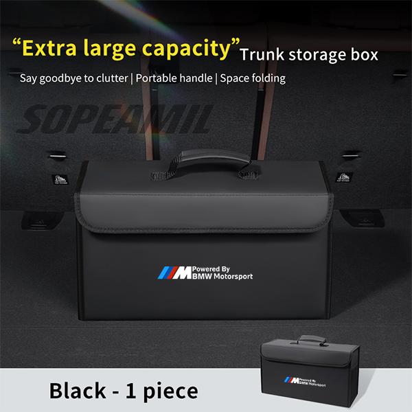 Car Trunk Storage Box Organizer Foldable Stowing Tidying Bag For BMW E39 E46 E60 E90 F10 F15 F20 F25 F30 G20 G30 X1 X3 X4 X5 X7