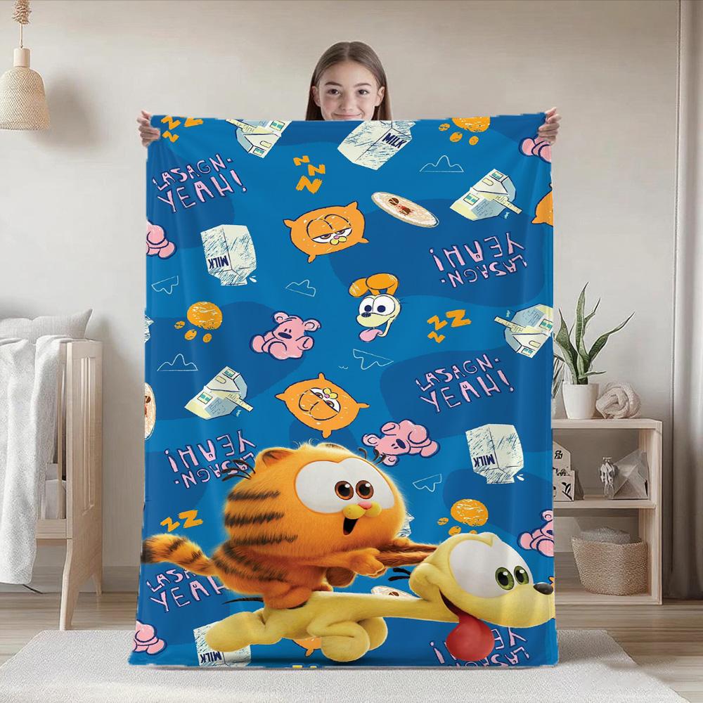 Home and Decoration Cute Fashion New Throw Blankets for Beds/sofa G-Garfield Blanket for Camping Christmas Blanket Best Gifts
