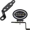 2pcs Motorcycle Mirror Mounting Bracket Motorcycle Fog Driving Light Support Relocation Bracket Metal Holder