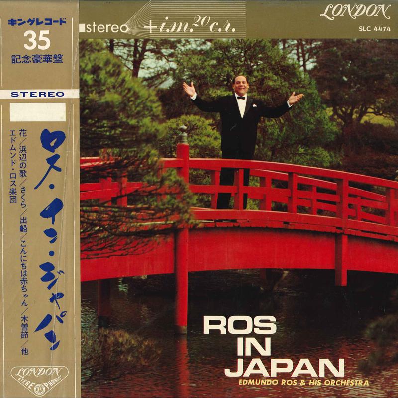 

LP Record EDMUNDO ROS HIS ORCHESTRA Ros In Japan SLC4474 LONDON 1966 Japan Latin Used
