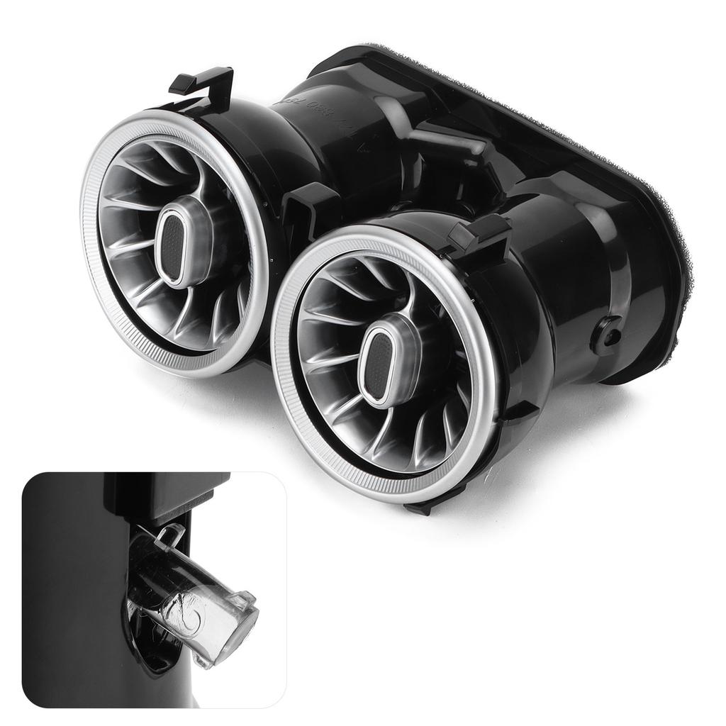 64barevná zadní LED turbínová mřížka ventilace sada osvětlení interiéru náhrada za Mercedes‑Benz třídy A CLA GLA W177 C118 2019+