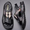 Men's Sandals Leather Casual Sandals Non Slip Beach Sandal Outdoor Platform Sandals for Men Summer New Slippers Sandalias Hombre