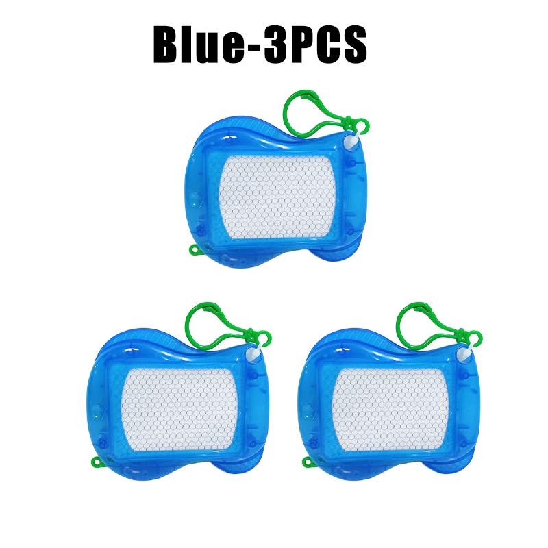 Kids Magnetic Doodle Board Keychain Portable LCD Writing Tablet Mini Drawing Pad Travel Toy Educational Erasable Gift