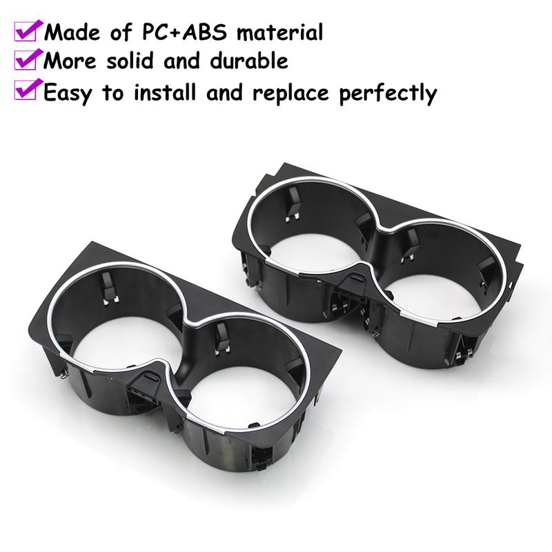 W222 Car Front Center Console Water Cup Holder Car Interior Replacement Parts For Benz S Class 2014- 2226830075 2228102800