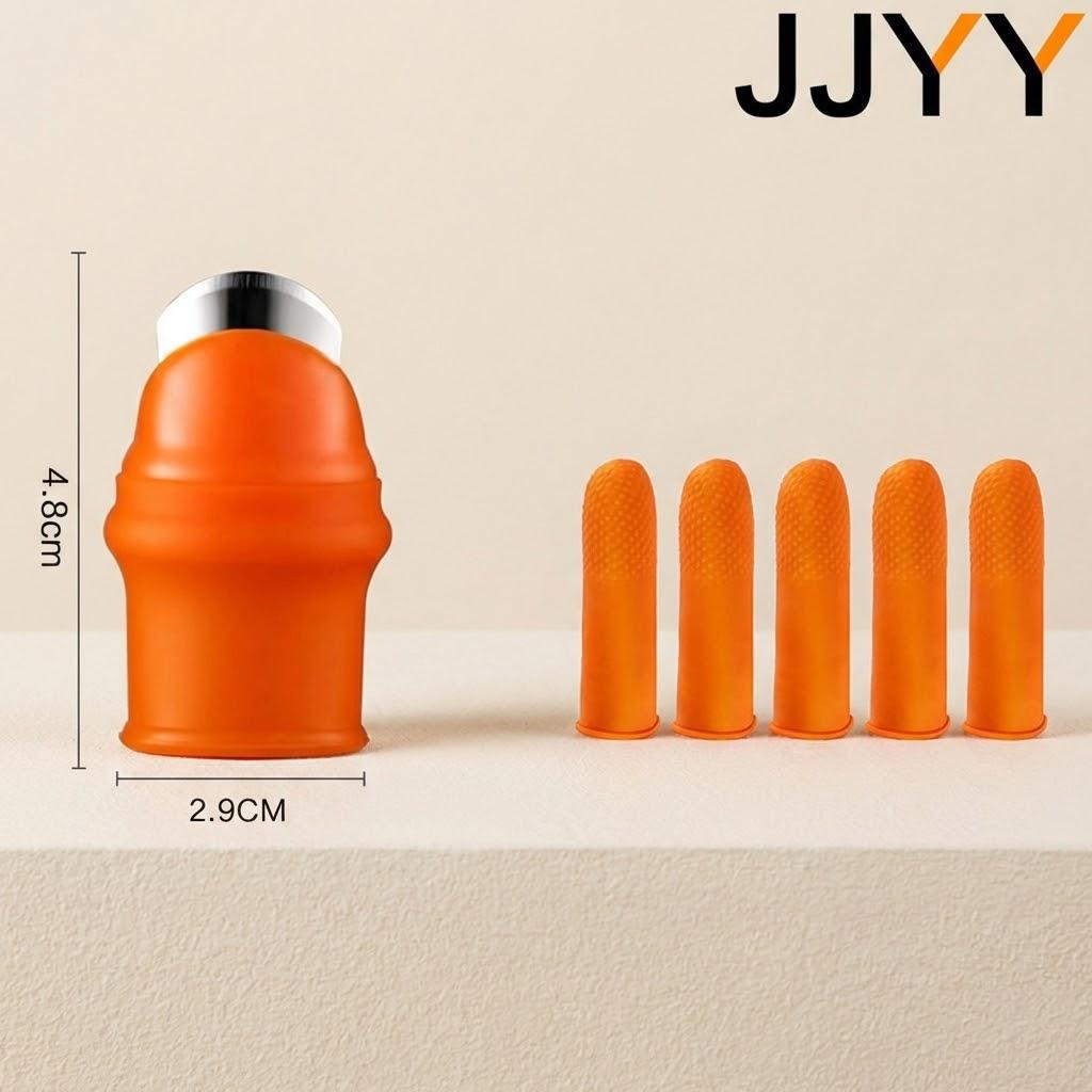 

6PCS Silicone Thumb Knife Set Cut-resistant Finger Protector Garden Harvesting Tools Vegetable Kitchen Utensils