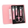 Portable 6-Piece Nail Clipper Set with Anti-Splash Design and Nail Decoration Tools