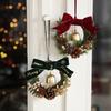Holiday Door Decoration Christmas Door Hanger Holiday Season Charming Antique Finish Clear Harmonious Sounds Vintage Design