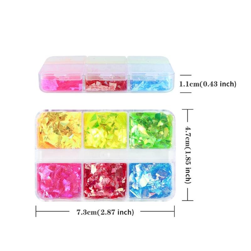 Resin Mold Fillers Irregular Shaped Sequins Nail Art Manicure Flakes Decors