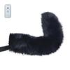 Coda Elettrica Mobile di Volpe, Coda Scodinzolante Controllata a Distanza Pelliccia Sintetica Coda di Lupo Volpe Gatto Costume Cosplay di Halloween Regalo