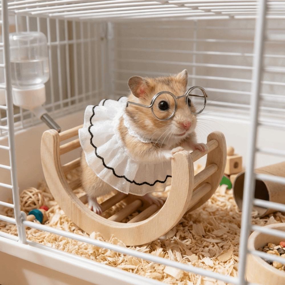 Adorable Hamster Princess Dress Lightweight Pet Suspender Skirt Fancy Rats