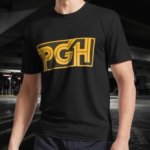 PGH Logo Retro Pittsburgh Badge Logo T-Shirt Funny Size Mode American T-shirt S