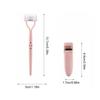 2 Pieces Eyelash Curlers Brush Tint Kit Tool Eye-lash Foldable Heated Lashs Steal Curler in Suction Card Packing for Adults