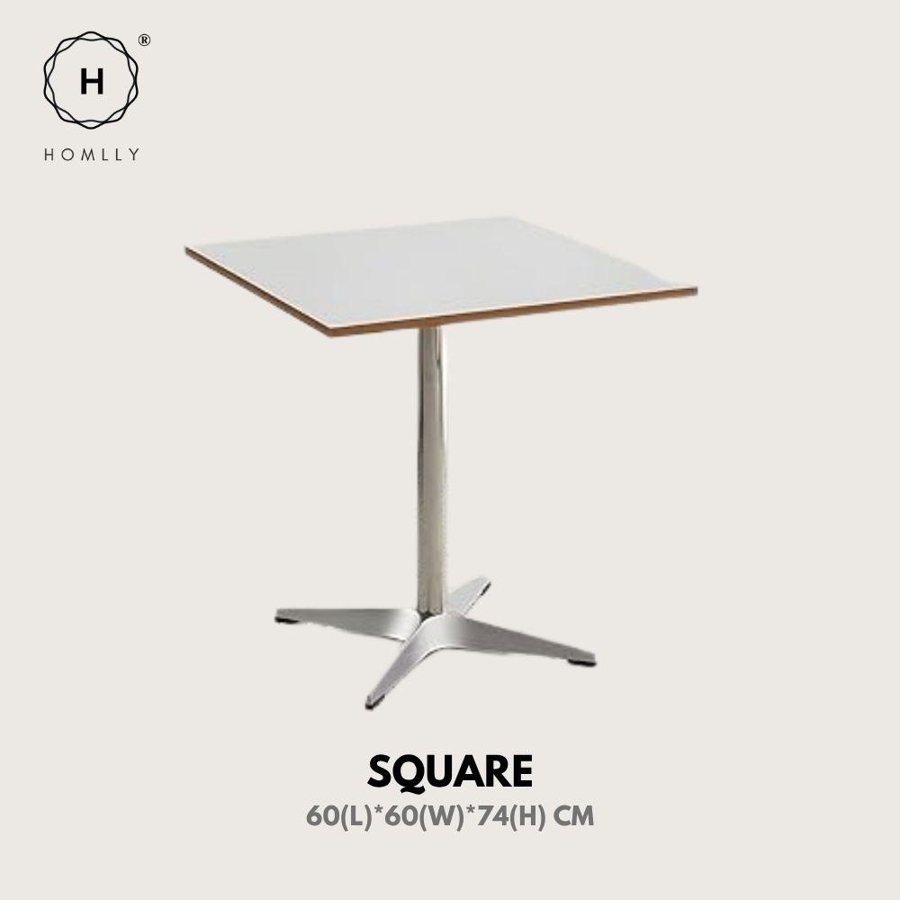 Homlly Yokii Bistro Coffee Table with Steel Frame