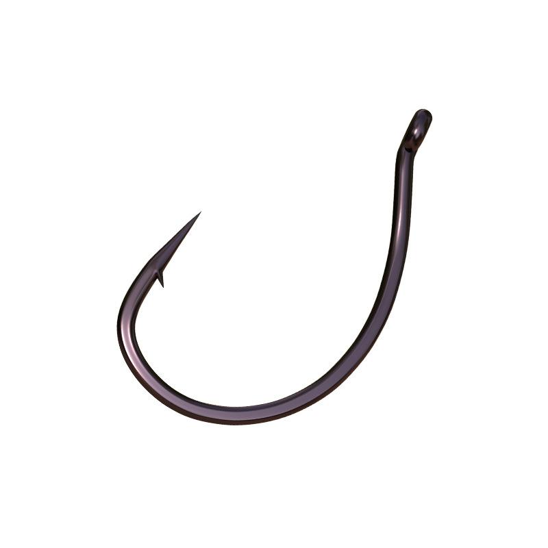 Factory 50pcs High Carbon Steel 3#2#1# 1/0 2/0 Worm Wacky Hook Drop Shot Hooks чёрный
