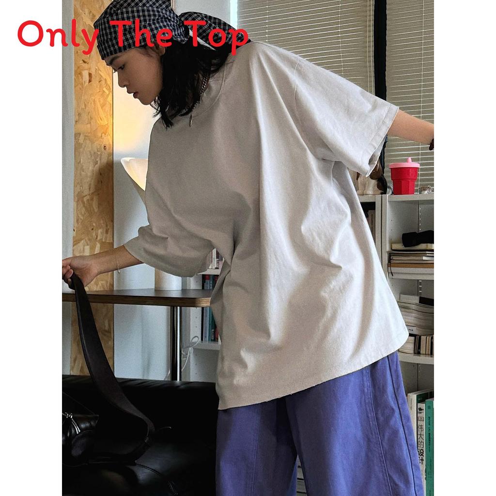 Paris Oversize T Shirt With Spliced Design For Casual Daily Wear