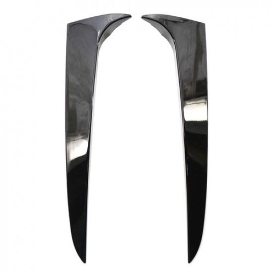 Glossy Black Rear Window Spoiler Side Wing Trim For BMW X3 F25 2011-2017