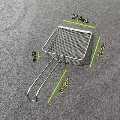 304 Stainless Steel Square Mesh Fryer Skimmer Scoop