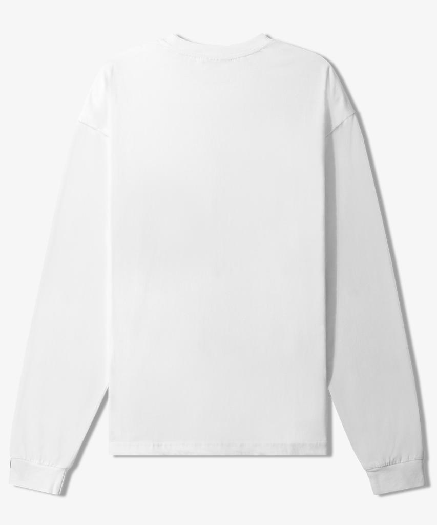 Yankoaleupeu Flower Semi-Oversized Long Sleeve - White