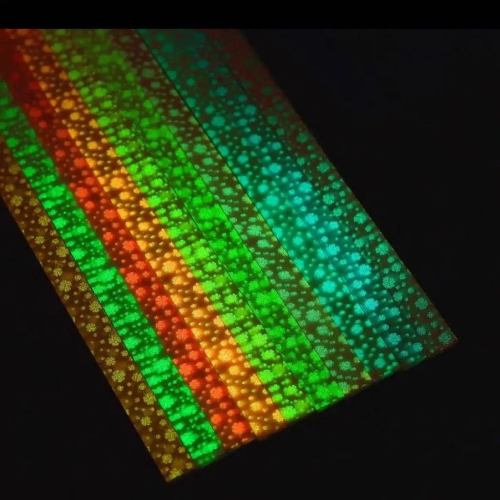 Vánoční svítící origami hvězdy Papír 10 barev Proužky Štěstí Hvězda Dekor Skládací papír Řemeslný papír DIY Umění Řemeslné potřeby